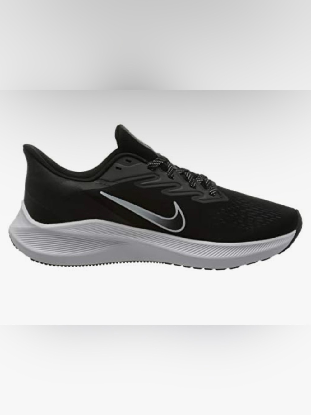 Nike Black and White Women's Zoom Winflo 7 "Black/Anthracite"